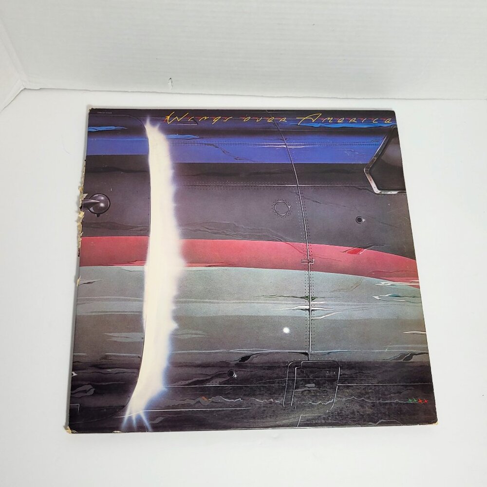 Vtg Paul McCartney Wings Over America Vinyl 3 LP Capitol Complete with Poster